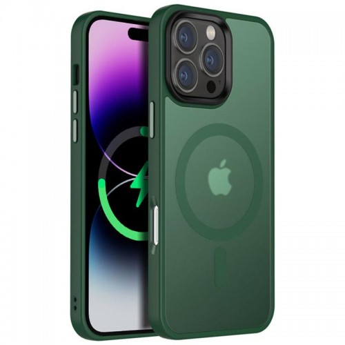 Чехол Ummi Colorful с MagSafe для Apple iPhone 16 Pro (6.3") Зелёный / Dark Green