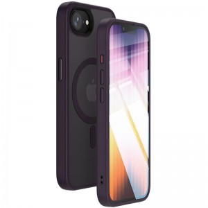 Чехол Ummi Colorful с MagSafe для Apple iPhone 16e (6.1") Тёмно-фиолетовый / Dark Purple