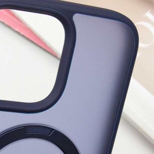 Чехол Ummi Colorful с MagSafe HQ Ring для Apple iPhone 14 Pro (6.1") тёмно-синий