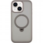 Чехол Ummi Colorful с MagSafe HQ Ring для Apple iPhone 15 (6.1") Серый