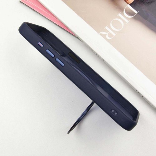 Чехол Ummi Colorful с MagSafe HQ Ring для Apple iPhone 15 Pro (6.1") тёмно-синий