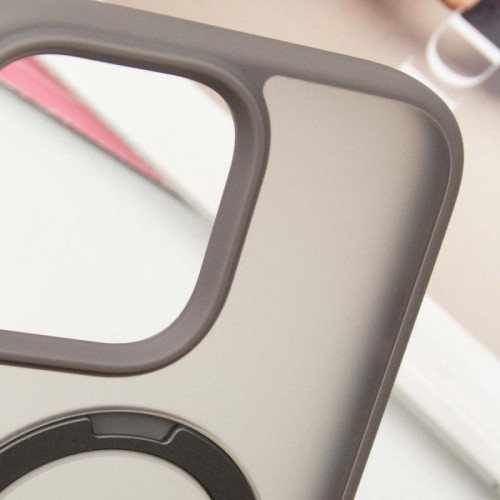 Чохол Ummi Colorful with MagSafe HQ Ring для Apple iPhone 15 Pro (6.1") Grey