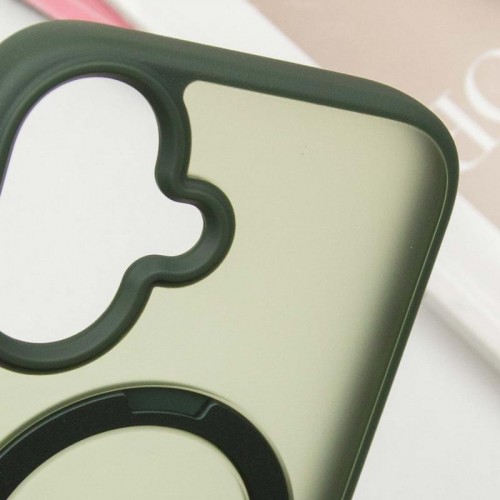 Чехол Ummi Colorful с MagSafe HQ Ring для Apple iPhone 16 (6.1") Зеленый