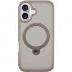 Чехол Ummi Colorful с MagSafe HQ Ring для Apple iPhone 16 (6.1") серый