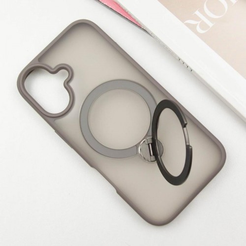 Чохол Ummi Colorful with MagSafe HQ Ring для Apple iPhone 16 (6.1") Grey