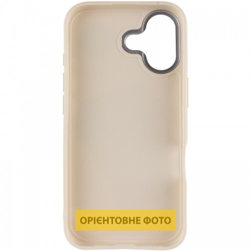 Чехол TPU Leather Toys для Apple iPhone 17 (6.3") Кофе / Песок