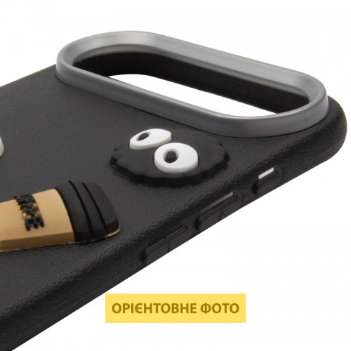 Чохол TPU Leather Toys для Apple iPhone 17 Air (6.5") Monster / Black