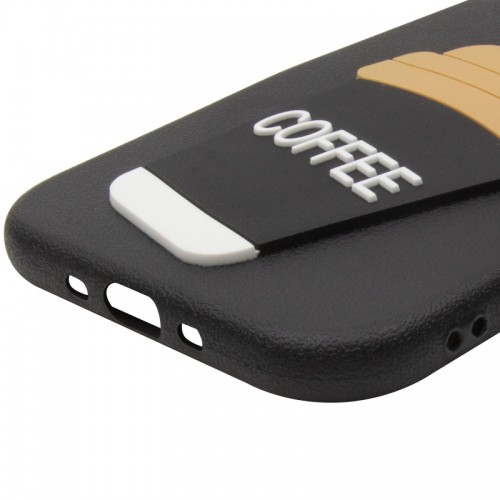 Чохол TPU Leather Toys для Apple iPhone 17 Air (6.5") Coffee / Black
