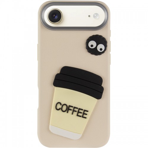 Чохол TPU Leather Toys для Apple iPhone 17 Air (6.5") Coffee / Sand
