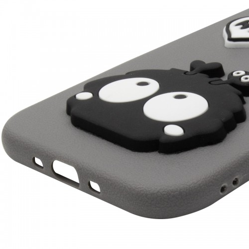 Чохол TPU Leather Toys для Apple iPhone 17 Air (6.5") Monster / Grey