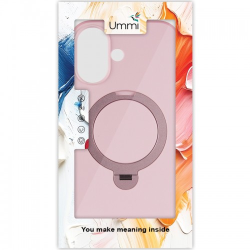 Чохол Ummi Colorful with MagSafe HQ Ring для Apple iPhone 17 (6.3") Pink