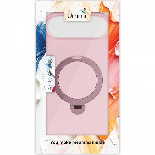 Чохол Ummi Colorful with MagSafe HQ Ring для Apple iPhone 17 Air (6.5") Pink