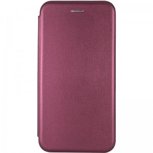 Кожаный чехол-книжка Classy для Apple iPhone 7 / 8 / SE (2020) (4.7") Бордовый
