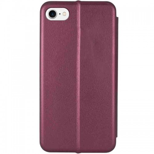 Кожаный чехол-книжка Classy для Apple iPhone 7 / 8 / SE (2020) (4.7") Бордовый