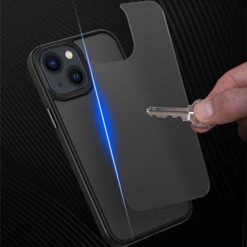TPU+PC чохол Metal Buttons для Apple iPhone 13 (6.1") Чорний / Black