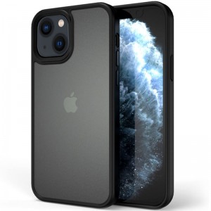 TPU+PC чохол Metal Buttons для Apple iPhone 13 (6.1") Чорний / Black