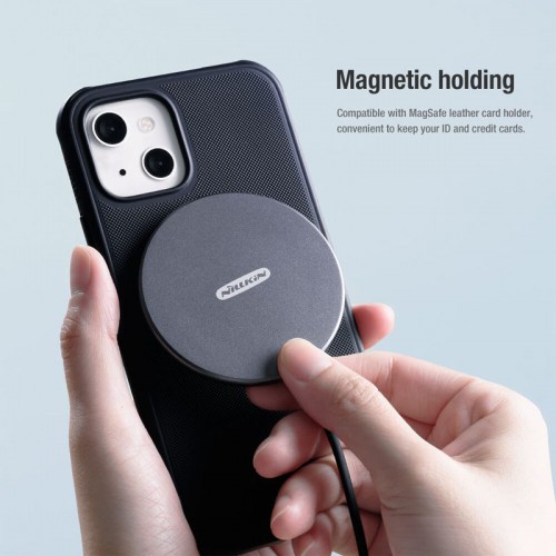 Чехол Nillkin Matte Magnetic Pro для Apple iPhone 14/13 (6.1") Чёрный / Black