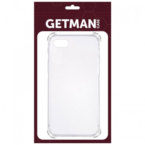 TPU чехол GETMAN Ease logo усиленные углы для Apple iPhone 6/6s plus (5.5") Бесцветный (прозрачный)