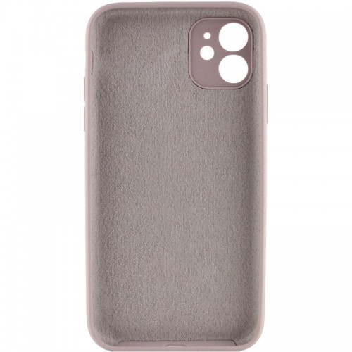 Чохол Silk Full Camera Protective (AA) NO LOGO для Apple iPhone 12 (6.1") Сірий / Lavender