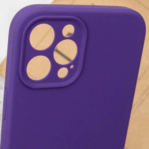 Чехол Silk Full Camera Protective (AA) NO LOGO для Apple iPhone 12 Pro (6.1") Фиолетовый / Amethyst