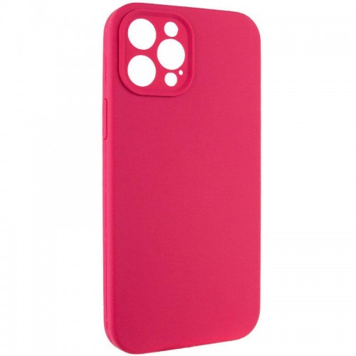 Чохол Silk Full Camera Protective (AA) NO LOGO для Apple iPhone 12 Pro Max (6.7") Червоний / Rose Red