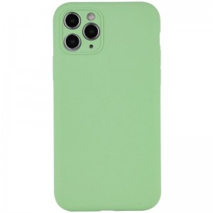 Чохол Silk Full Camera Protective (AA) NO LOGO для Apple iPhone 12 Pro Max (6.7") М'ятний / Mint