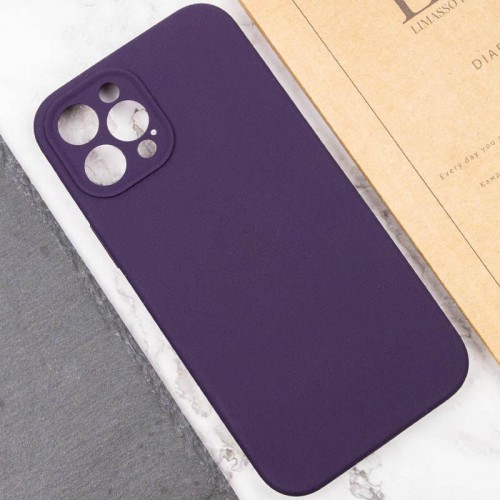 Чехол Silk Full Camera Protective (AA) NO LOGO для Apple iPhone 12 Pro Max (6.7") Фиолетовый / Elderberry