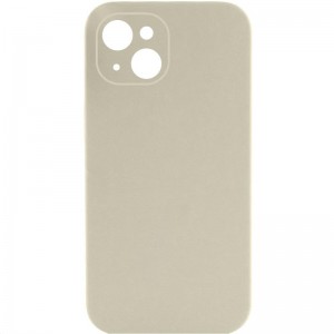 Чехол Silk Full Camera Protective (AA) NO LOGO для Apple iPhone 13 (6.1") Бежевый / Antique White