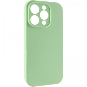 Чехол Silk Full Camera Protective (AA) NO LOGO для Apple iPhone 13 Pro (6.1") Зеленый / Фисташковый