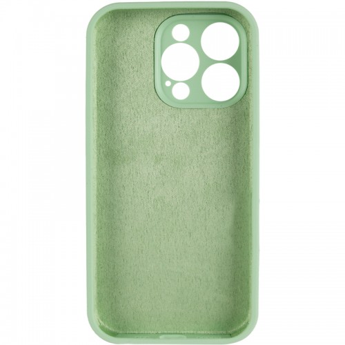 Чехол Silk Full Camera Protective (AA) NO LOGO для Apple iPhone 13 Pro (6.1") Зеленый / Фисташковый