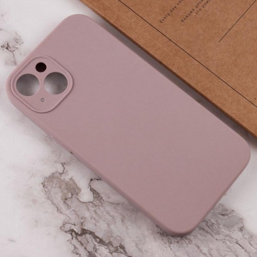 Чохол Silk Full Camera Protective (AA) NO LOGO для Apple iPhone 14 (6.1") Сірий / Lavender