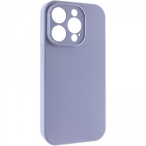 Чохол Silk Full Camera Protective (AA) NO LOGO для Apple iPhone 15 Pro Max (6.7") Сірий / Lavender Gray