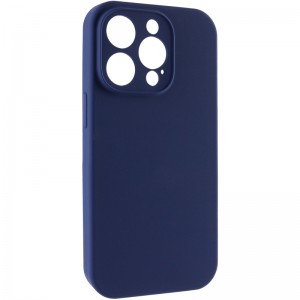 Чохол Silk Full Camera Protective (AA) NO LOGO для Apple iPhone 15 Pro Max (6.7") Синій / Deep navy