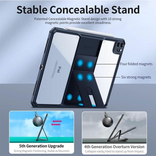 TPU+PC чехол Xundd Stand с усиленными углами для Apple iPad Pro 11" (2020-2022) Черный