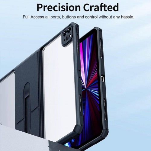 TPU+PC чехол Xundd Stand с усиленными углами для Apple iPad Pro 11" (2020-2022) Черный