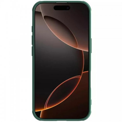 Карбоновая накладка Nillkin CamShield Pro для Apple iPhone 16 Pro Max (6.9") Темно-зеленый