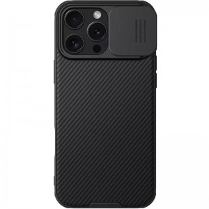 Карбоновая накладка Nillkin CamShield Pro для Apple iPhone 16 Pro Max (6.9") Черный