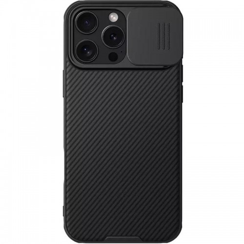 Карбоновая накладка Nillkin CamShield Pro для Apple iPhone 16 Pro Max (6.9") Черный