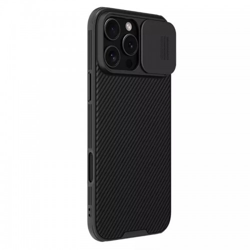 Карбоновая накладка Nillkin CamShield Pro для Apple iPhone 16 Pro Max (6.9") Черный