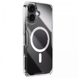 TPU чехол Nillkin Nature Pro Magnetic для Apple iPhone 16 Plus (6.7") Бесцветный (прозрачный)