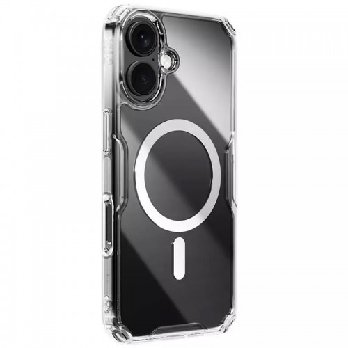TPU чехол Nillkin Nature Pro Magnetic для Apple iPhone 16 Plus (6.7") Бесцветный (прозрачный)