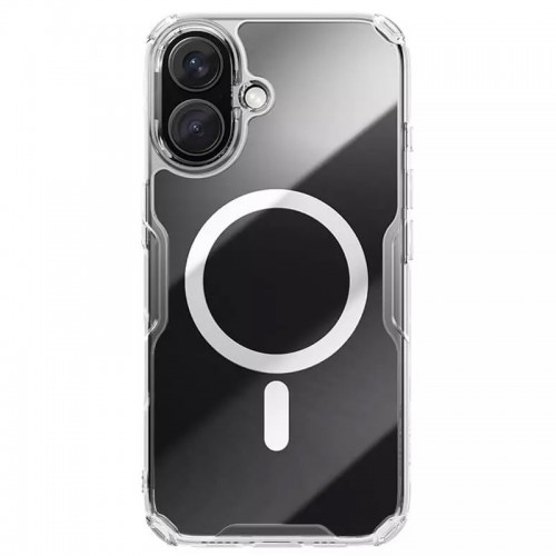 TPU чехол Nillkin Nature Pro Magnetic для Apple iPhone 16 Plus (6.7") Бесцветный (прозрачный)
