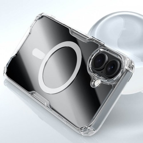TPU чехол Nillkin Nature Pro Magnetic для Apple iPhone 16 Plus (6.7") Бесцветный (прозрачный)