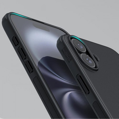 Чехол Nillkin Matte Pro для Apple iPhone 16 (6.1") Черный / Black