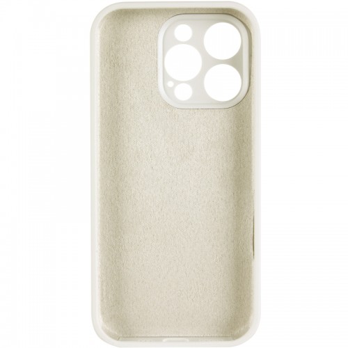 Чохол Silk Full Camera Protective (AA) NO LOGO для Apple iPhone 16 Pro Max (6.9") Бежевий / Antique White