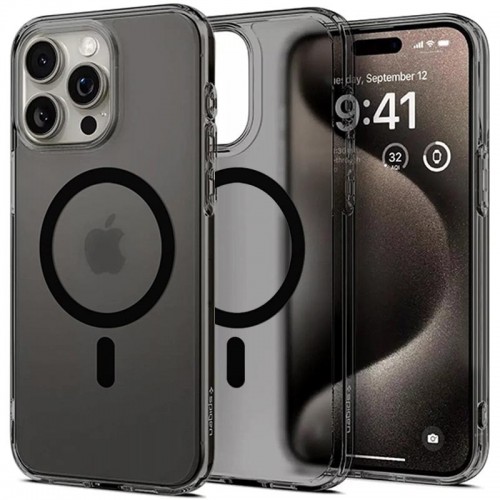 Чохол SGP Black Matte Magnetic Fit для Apple iPhone 15 Pro Max (6.7") Black