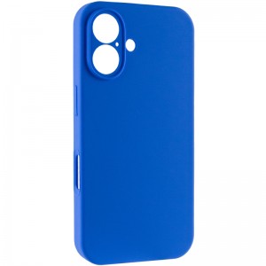 Чехол Silk Full Camera Protective (AA) NO LOGO для Apple iPhone 16 (6.1") Синий / Capri Blue