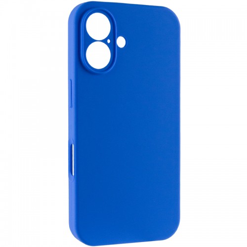 Чехол Silk Full Camera Protective (AA) NO LOGO для Apple iPhone 16 (6.1") Синий / Capri Blue