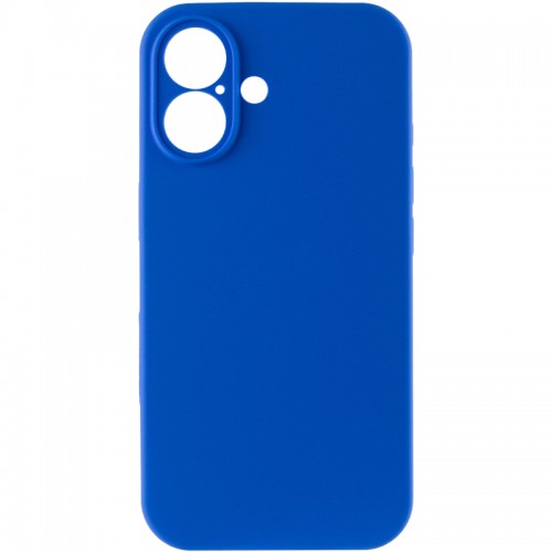 Чехол Silk Full Camera Protective (AA) NO LOGO для Apple iPhone 16 (6.1") Синий / Capri Blue