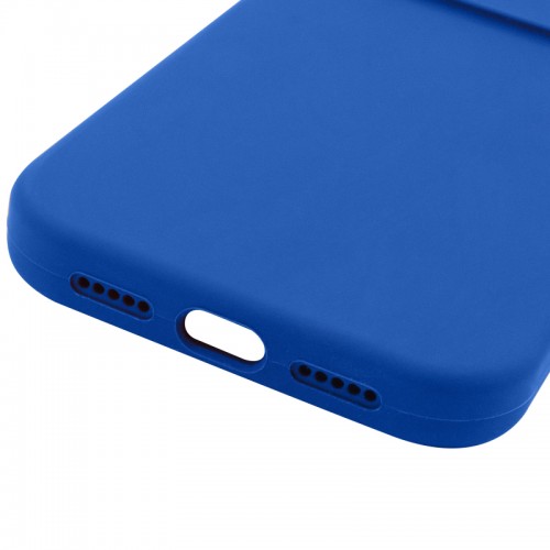 Чехол Silk Full Camera Protective (AA) NO LOGO для Apple iPhone 16 (6.1") Синий / Capri Blue